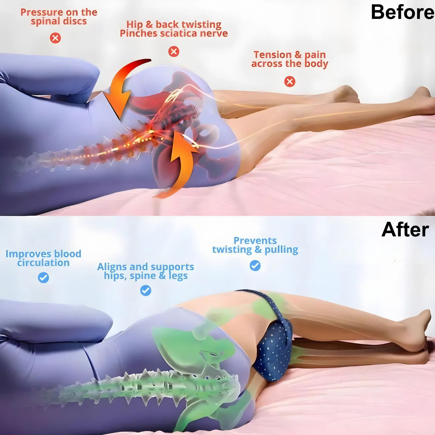 Legon™ – Sleep Without Hip & Back Pain