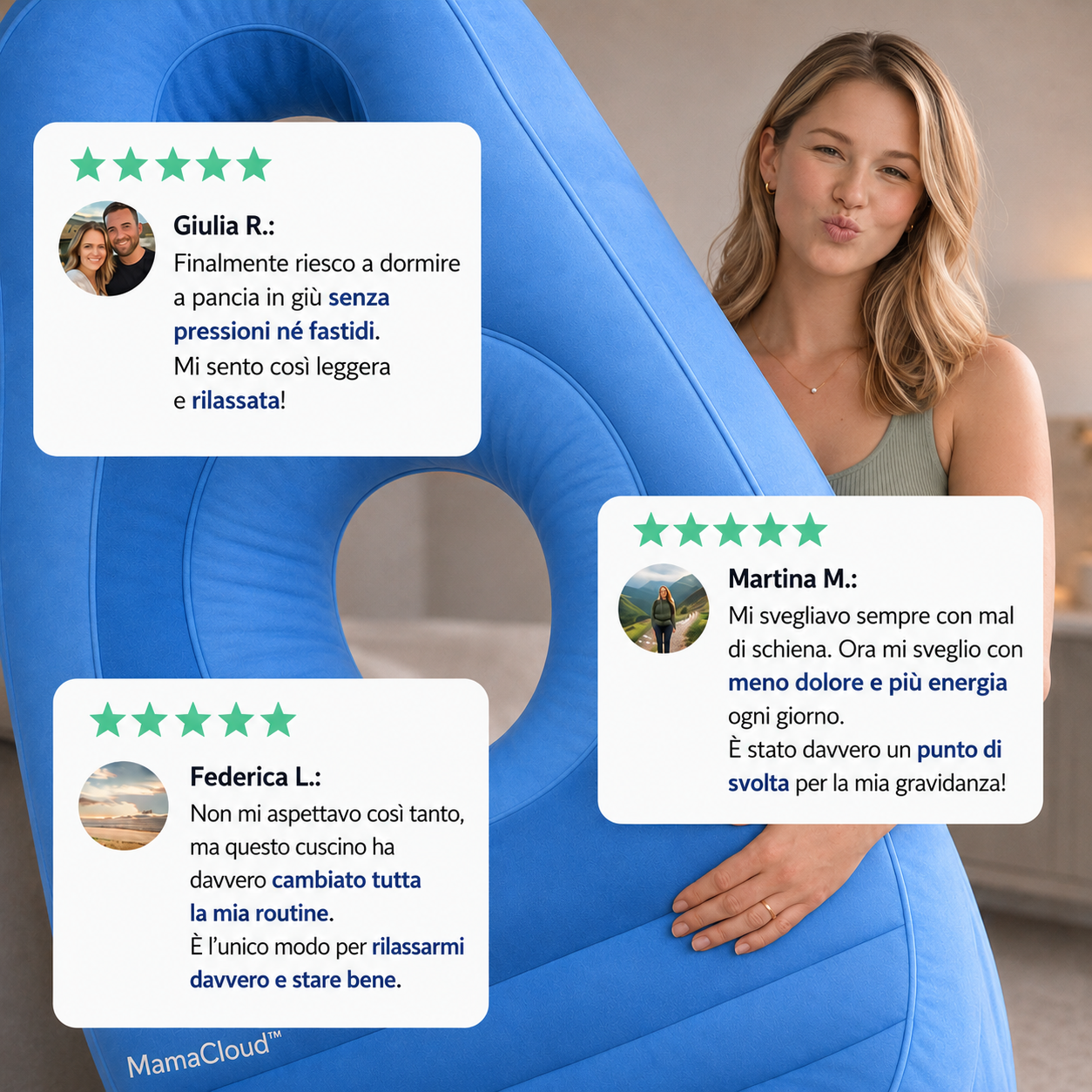 Primeona™ MamaCloud - Alleggerisci il peso del tuo pancione