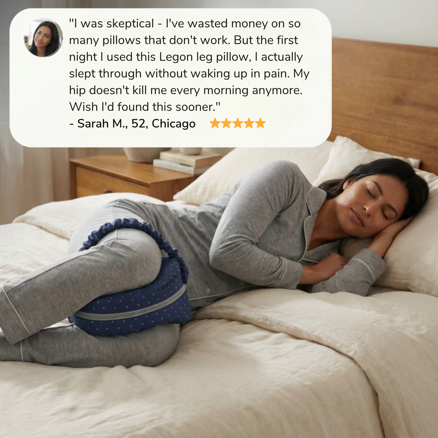 Legon™ – Sleep Without Hip & Back Pain